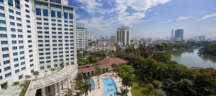 Thiết Kế Ngoại Thất Kiến Trúc Khách Sạn Daewoo Hiện Đại Khoa Học