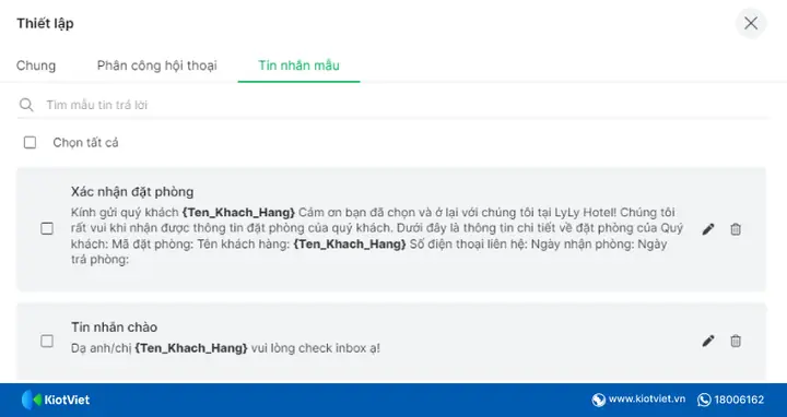 Hỗ Trợ Tạo Bộ Tin Nhắn Mẫu Để Trả Lời Nhanh Chóng Các Câu Hỏi Quen Thuộc Hỗ Trợ Tạo Bộ Tin Nhắn Mẫu Để Trả Lời Nhanh Chóng Các Câu Hỏi Quen Thuộc