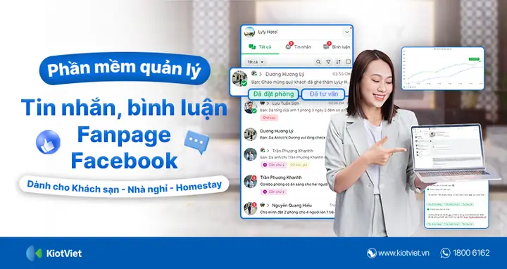 Tích Hợp Giải Pháp Quản Lý Facebook Fanpage Trên Phần Mềm Quản Lý Khách Sạn Kiotviet