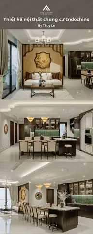 Mẫu Thiết Kế Nội Thất Chung Cư Phong Cách Indochine Mẫu Thiết Kế Nội Thất Chung Cư Phong Cách Indochine