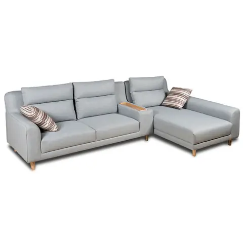 Sofa Góc Cao Cấp Sf402 – Bọc Nỉ Hiện Đại, Tựa Đầu Điều Chỉnh Thông Minh