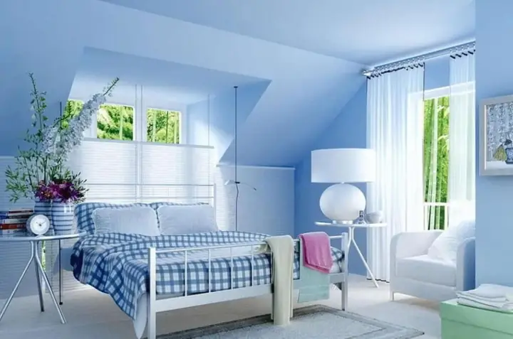 Ưu Điểm Khi Chọn Sơn Nhà Màu Xanh Dương