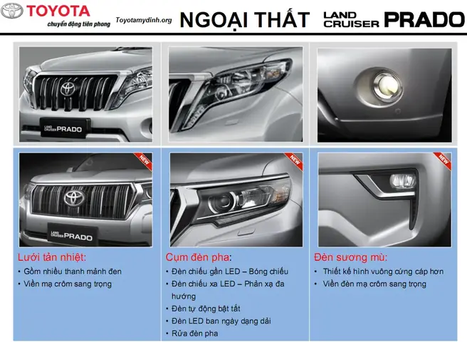 Nội Thất Land Cruiser Prado 2017