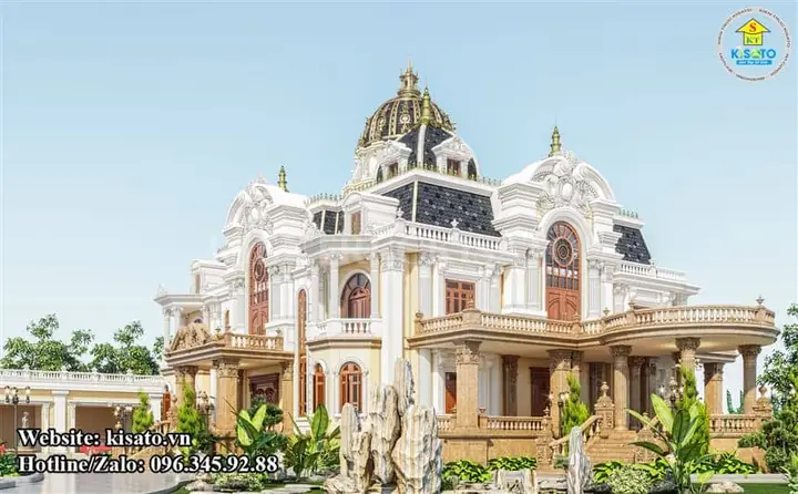 Phối Cảnh 3d Mẫu Thiết Lâu Đài Tân Cổ Điển Đẹp Mê Hồn Tại Nam Định