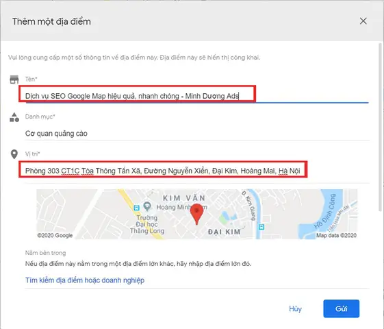 2. Tối Ưu Google Map Cơ Bản