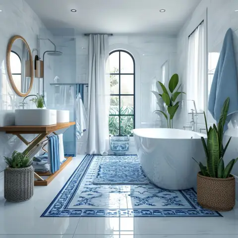 nội thất màu xanh biển nội thất màu xanh biển