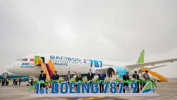 Siêu máy bay Boeing 787-9 Dreamliner mới nhận của Bamboo Airways sẽ bay đường bay nào? - Ảnh 5. Siêu máy bay Boeing 787-9 Dreamliner mới nhận của Bamboo Airways sẽ bay đường bay nào? - Ảnh 5.