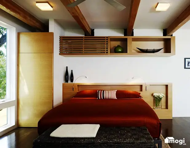 Tận Dụng Kệ Trên Caođể Ngụy Trang Máy Điều Hòa