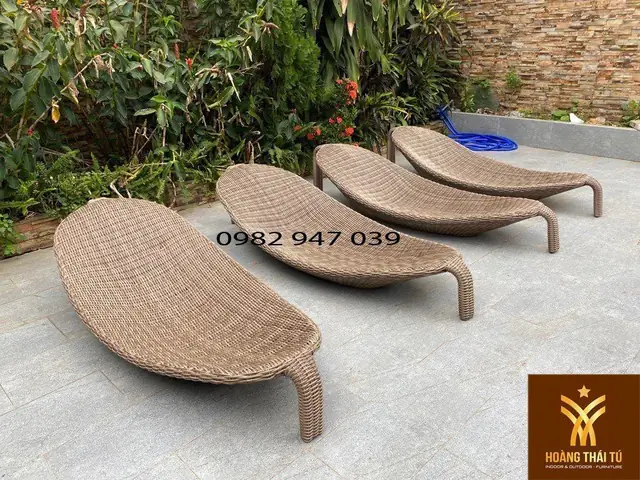 Top 10 mẫu bàn ghế ngoại thất mây nhựa ngoài trời đẹp năm 2023