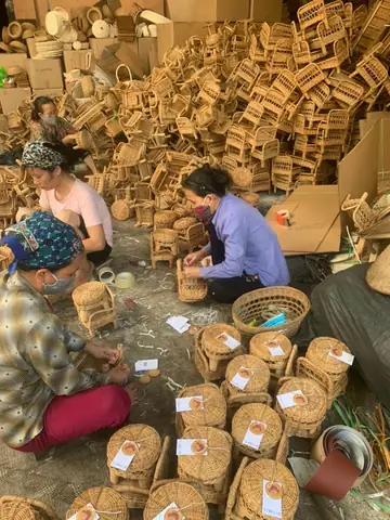 Làng nghề mây tre đan Phú Vinh