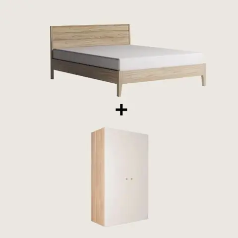 Combo Basic Phòng Ngủ Ubeda 201 Màu Tự Nhiên