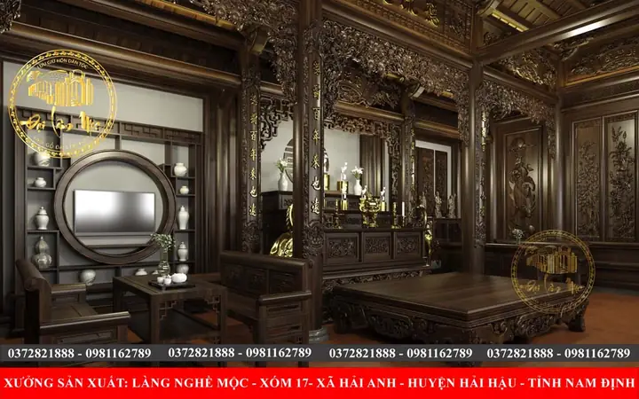 NỘI THẤT NHÀ GỖ CỔ TRUYỀN – VẺ ĐẸP TRƯỜNG TỒN CÙNG THỜI GIAN NỘI THẤT NHÀ GỖ CỔ TRUYỀN – VẺ ĐẸP TRƯỜNG TỒN CÙNG THỜI GIAN