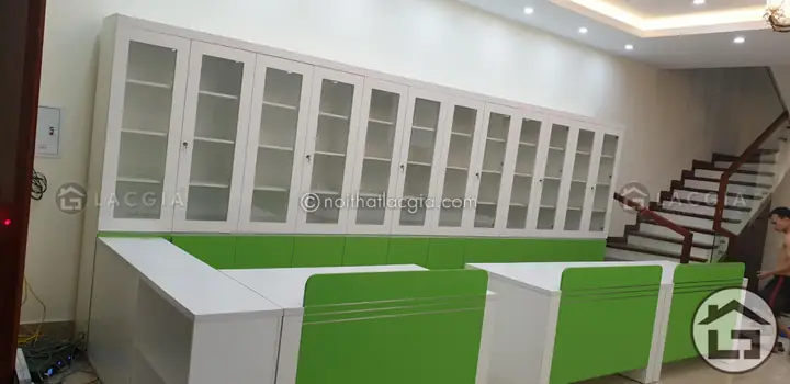 Không gian phòng bếp với màu sắc rực rỡ Không gian phòng bếp với màu sắc rực rỡ