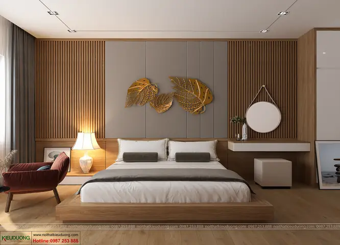 Thiết kế nội thất phòng khách sang trọng, tiện nghi