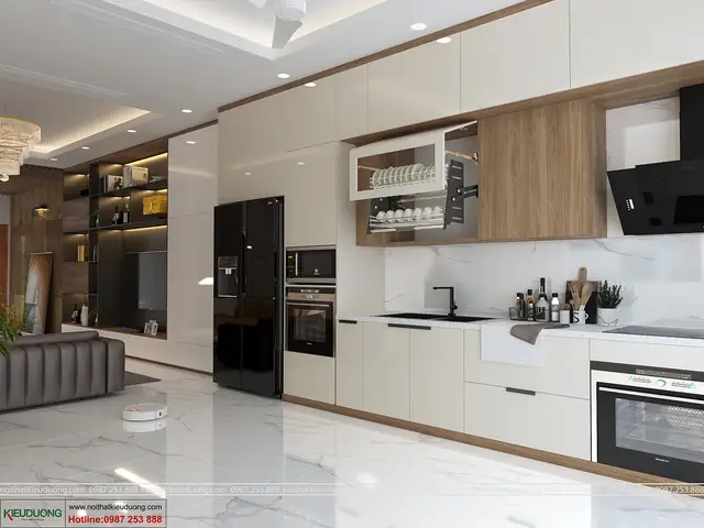 Thiết kế nội thất phòng khách sang trọng, tiện nghi