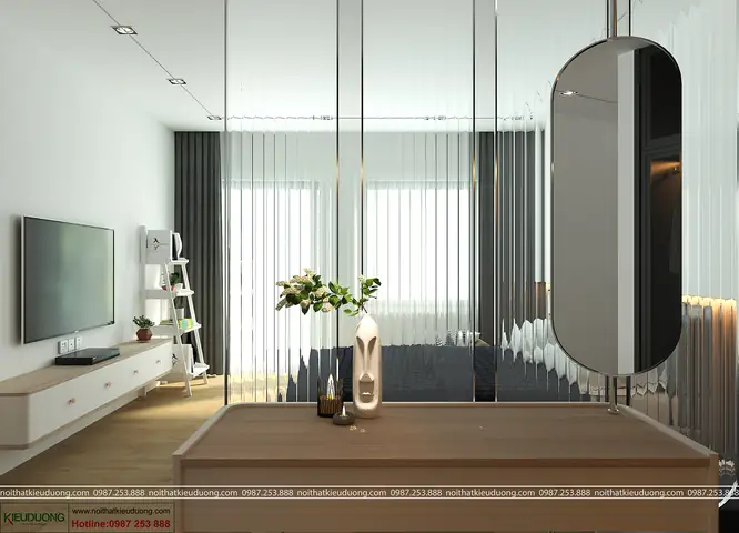 Thiết kế nội thất phòng khách sang trọng, tiện nghi