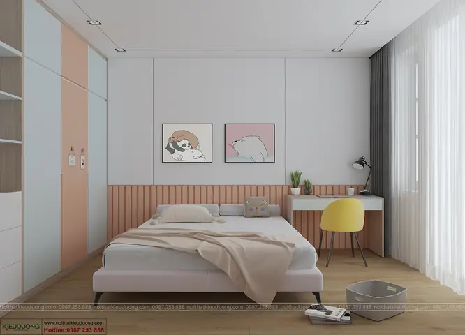 Thiết kế nội thất phòng khách sang trọng, tiện nghi