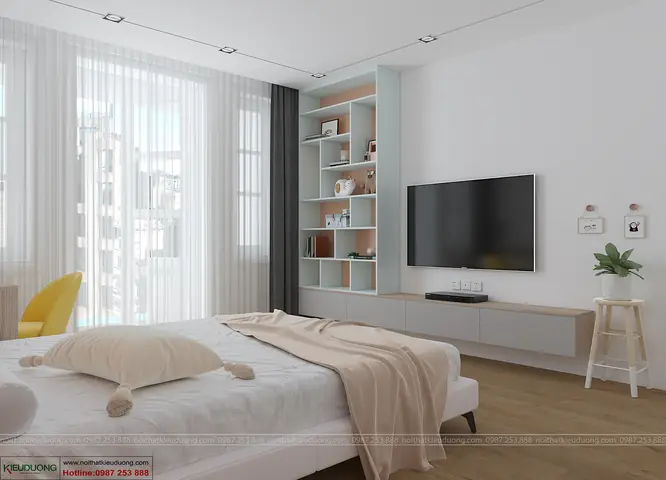 Thiết kế nội thất phòng khách sang trọng, tiện nghi