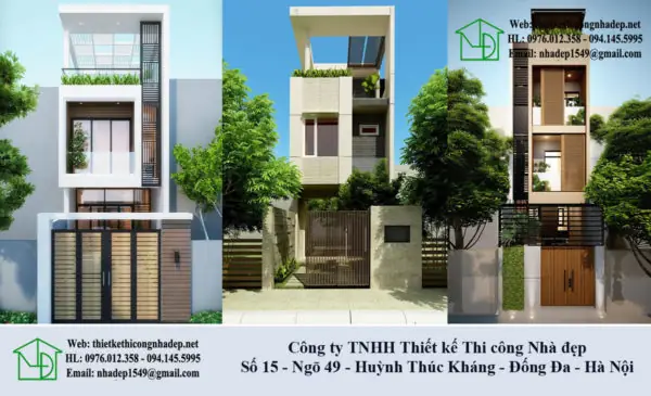 Tư vấn thiết kế nhà phố 3 tầng 3.5x13m