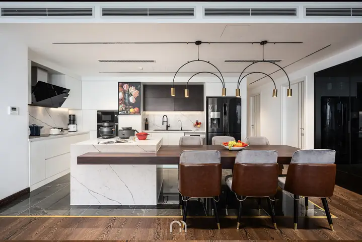 2. Giá tủ bếp an cường phủ MELAMINE