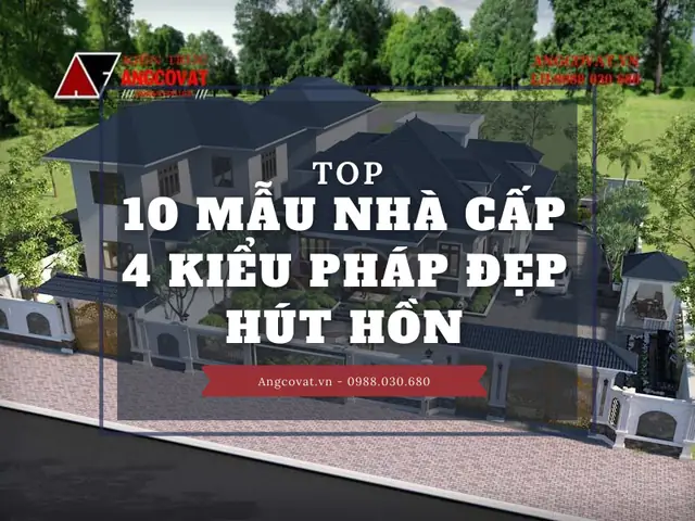 Top 10 Mẫu Nhà Cấp 4 Kiểu Pháp Đẹp Hút Hồn Được Gia Chủ Quan Tâm
