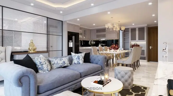 1.1. Đường cong trong thiết kế nội thất phong cách Châu Âu 1.1. Đường cong trong thiết kế nội thất phong cách Châu Âu