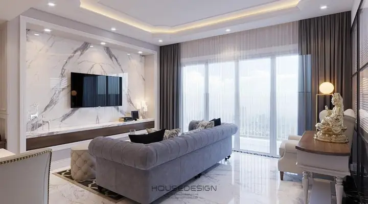 1.1. Đường cong trong thiết kế nội thất phong cách Châu Âu
