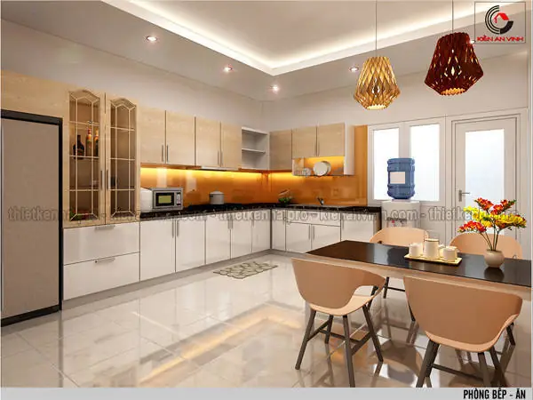 Máº«u thiáº¿t káº¿ ná»i tháº¥t phÃ²ng báº¿p Än Äáº¹p 2015