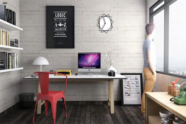 Bàn làm việc mặt đá tự nhiên