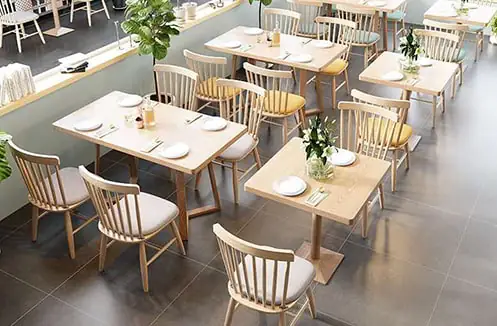 Bá» BÃN GHáº¾ NHÃ HÃNG TRANG NHÃ HIá»N Äáº I HOY7005