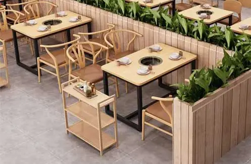 Bá» BÃN GHáº¾ NHÃ HÃNG Äá»C ÄÃO SANG TRá»NG HOY5002