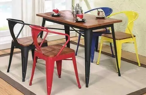 Bá» BÃN GHáº¾ NHÃ HÃNG HIá»N Äáº I MÃU Sáº®C HOY TM106
