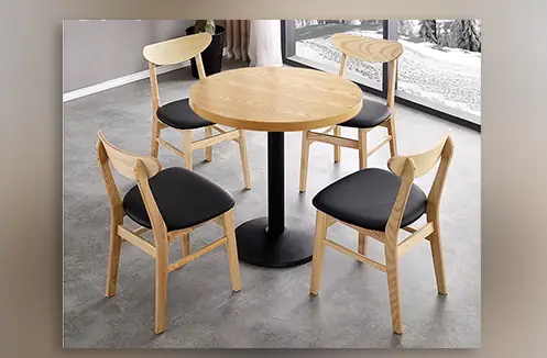 Bá» BÃN GHáº¾ CAFE KIá»U DÃNG ÄÆ N GIáº¢N HIá»N Äáº I HOY8010