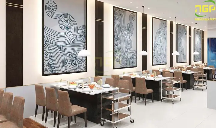 Thiết Kế Nội Thất Nhà Hàng Tp. Hcm.
