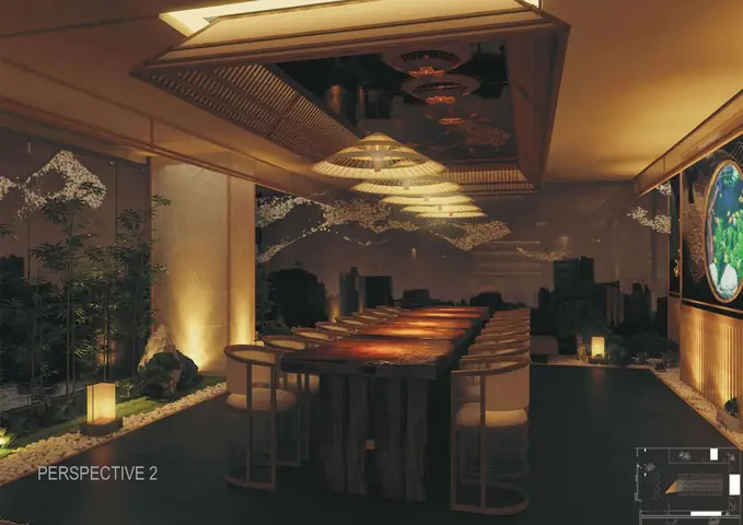 Thiết kế phòng VIP 1 nhà hàng Nhật Bản