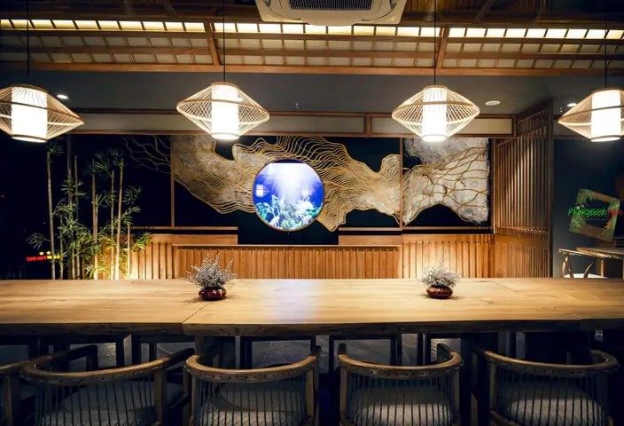 Không gian phòng VIP 1 nhà hàng Nhật Bản - Sushi World