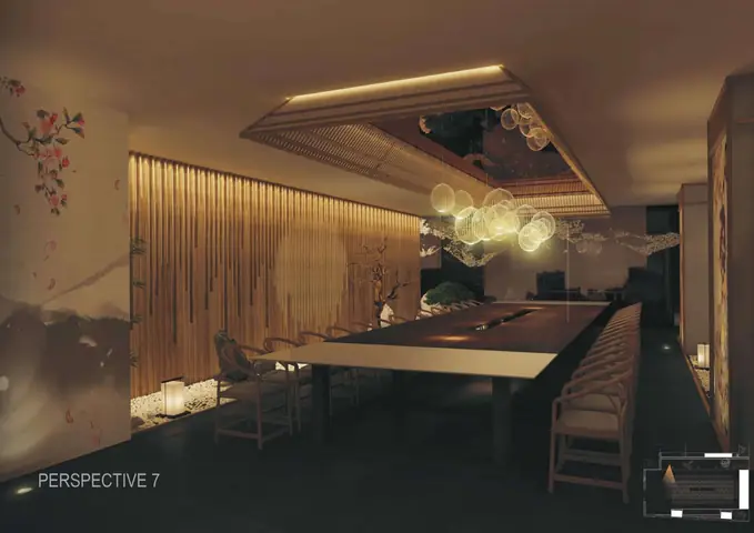 Thiết kế phòng VIP 2 nhà hàng Nhật Bản