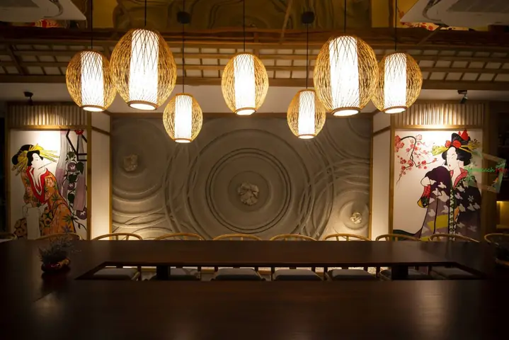 Không gian nội thất phòng VIP 2 nhà hàng Nhật Bản - Sushi World