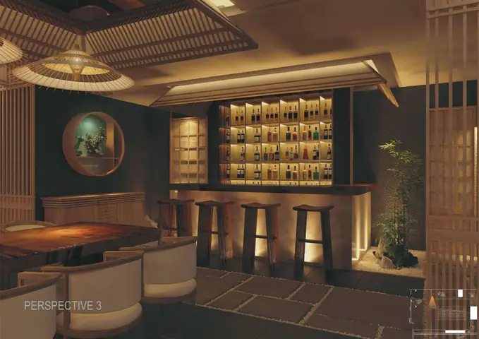 Thiết kế phòng VIP 1 nhà hàng Nhật Bản