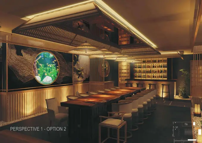 Thiết kế phòng VIP 1 nhà hàng Nhật Bản