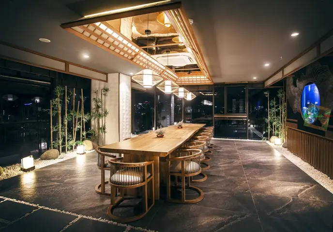 Không gian phòng VIP 1 nhà hàng Nhật Bản - Sushi World