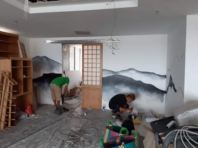 Thi công phòng VIP 2 nhà hàng SushiWorld VIP