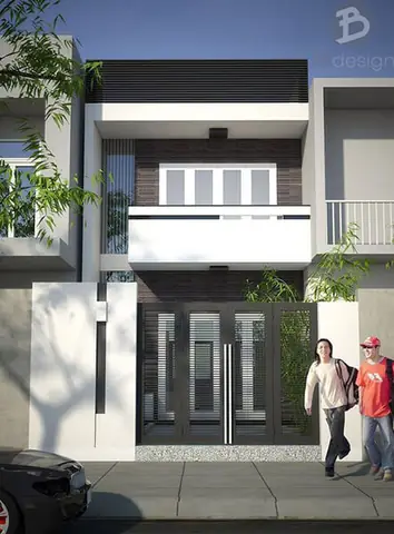 Mẫu Nhà Lô Phố Mái Bằng Đẹp Hiện Đại Mẫu Nhà Lô Phố Mái Bằng Đẹp Hiện Đại