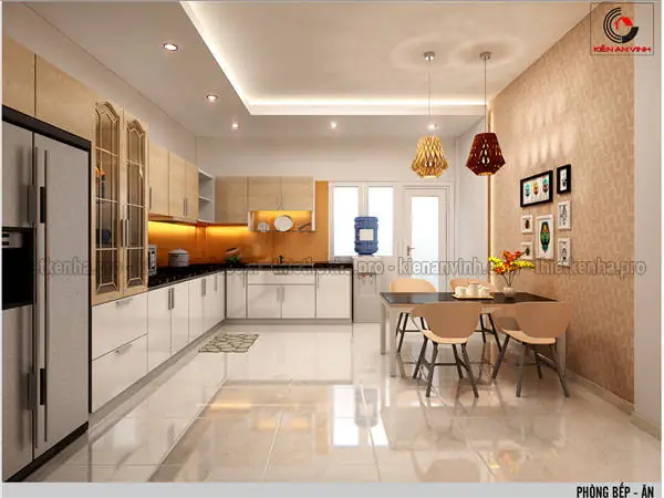 Máº«u thiáº¿t káº¿ ná»i tháº¥t phÃ²ng báº¿p Än Äáº¹p 2015