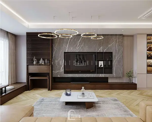 Thiết kế nội thất phòng khách