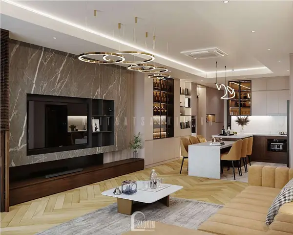 Thiết kế nội thất phòng khách