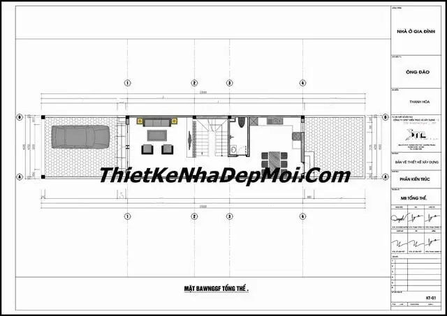 Yêu cầu thiết kế mẫu nhà ống 2 tầng 1 tum anh Đào