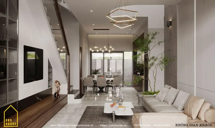 2.1. Mẫu thiết kế nhà 3 tầng 5x15m 2.1. Mẫu thiết kế nhà 3 tầng 5x15m