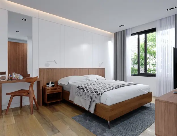 Thi công nội thất nhà ống 2 tầng Thi công nội thất nhà ống 2 tầng