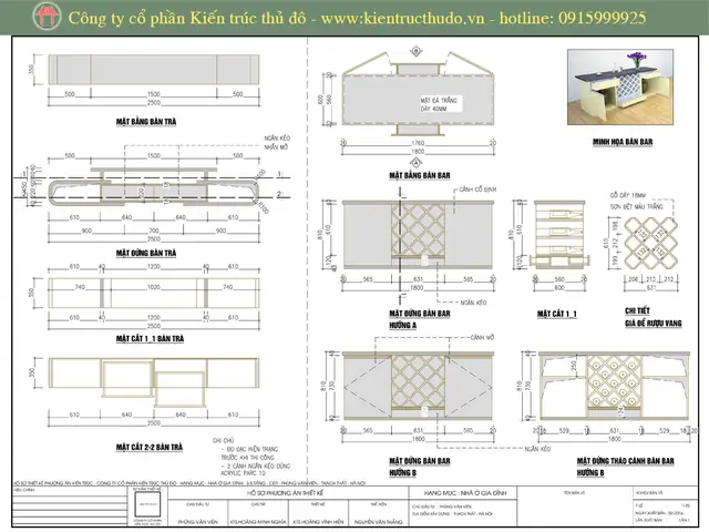 Sofa Gỗ Trong Thiết Kế Nội Thất Nhà Ống Lệch Tầng.
